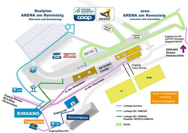 area plan Coop FIS Cross-Country World Cup Oberhof 2024