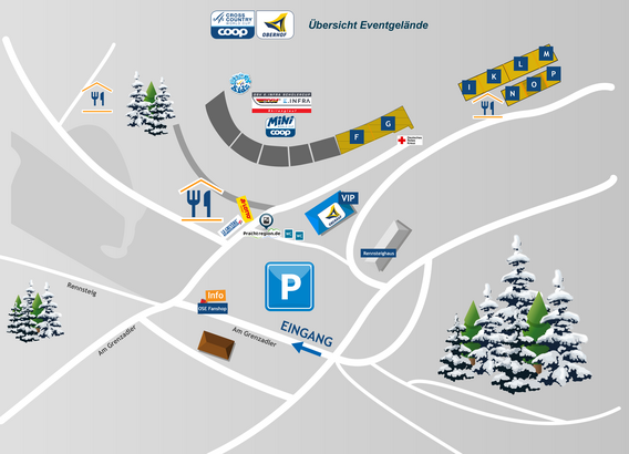 event area Coop FIS Cross-Country World Cup 2024