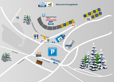 event venue plan Coop FIS Cross-Country World Cup Oberhof 2024
